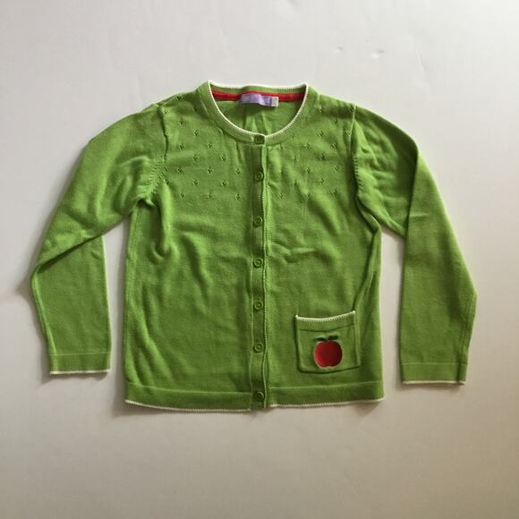 Little Bird green apple cardigan - Picture 2 of 4